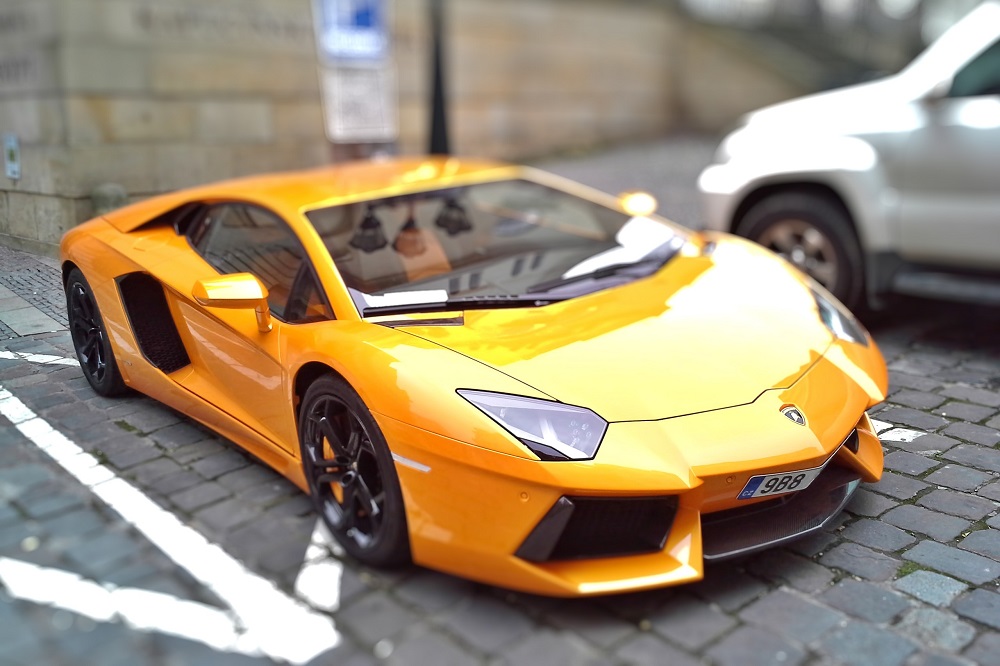 Gold Cool Lamborghini